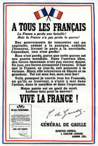 Appel du 18 juin du général de Gaulle