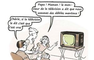 la télé dit que nous sommes des débiles mentaux